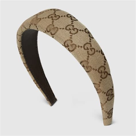 Original GG canvas hairband in Beige Undefined 